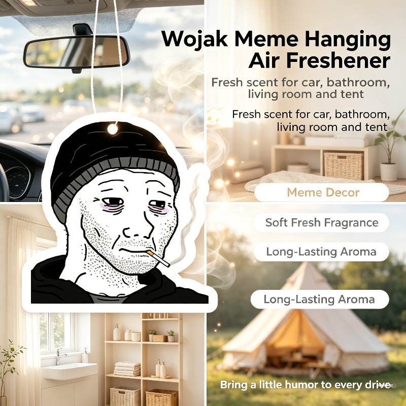 Car Air Freshener - 자동차 방향제 재미있는 밈 캐릭터 향기