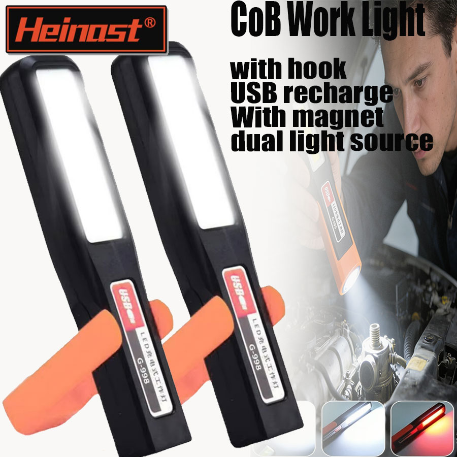 Car Led Light - 자석/후크가 있는 슈퍼 밝은 COB LED