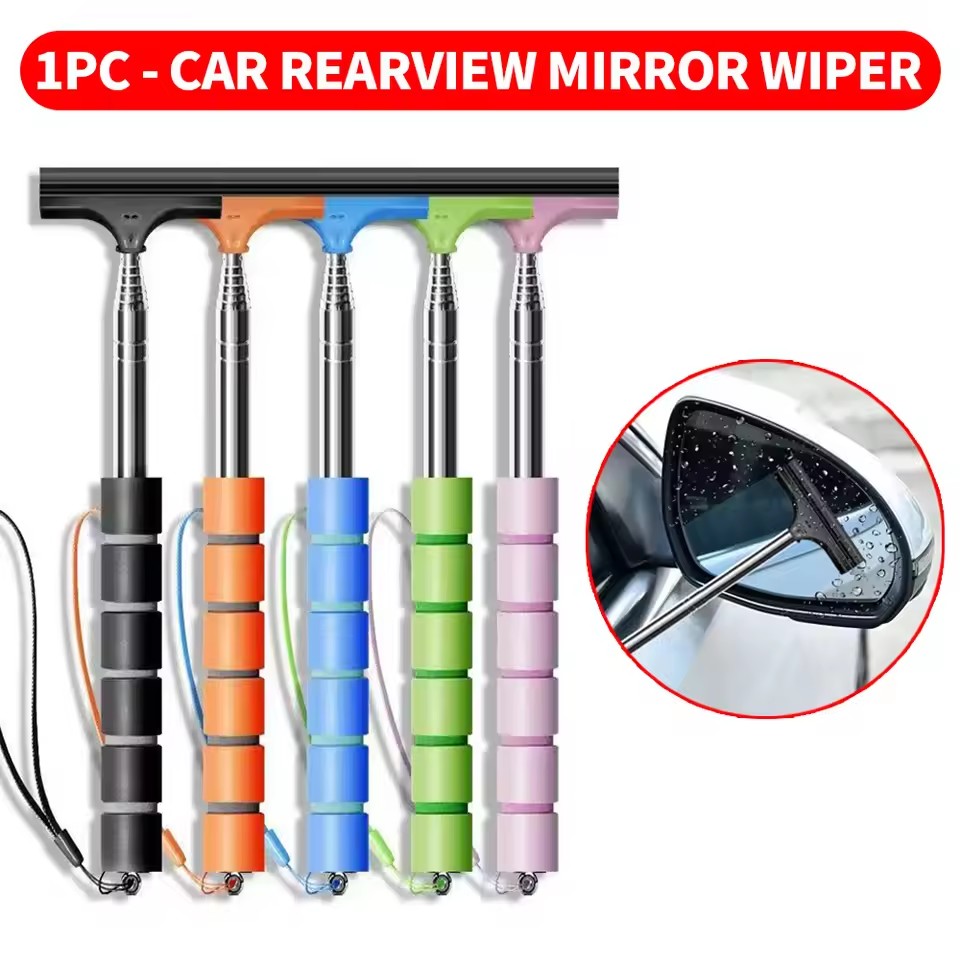 Car Mirror - 백미러 윈드스크린 와이퍼 접이식 휴대용 고무
