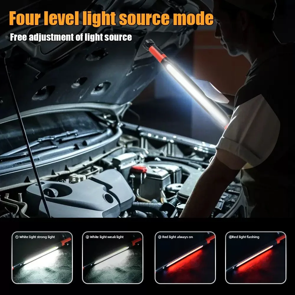 충전식 LED 작업등 고루멘 강력 자석 손전등, 후크  - Car Led Light 리뷰 및 가격