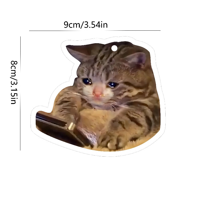 차량용 방향제 울고 있는 얼룩 고양이 향기 카드, 차량 - Car Air Freshener 리뷰 및 가격