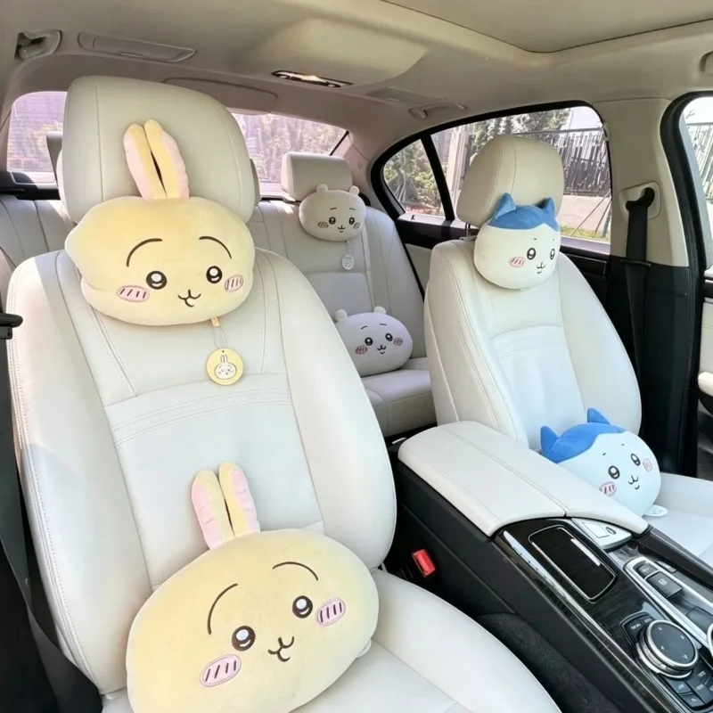 귀여운 치이카와 우사기 디자인의 차량용 목베개, 부드럽 - Car Accessories Japanese 리뷰 및 가격