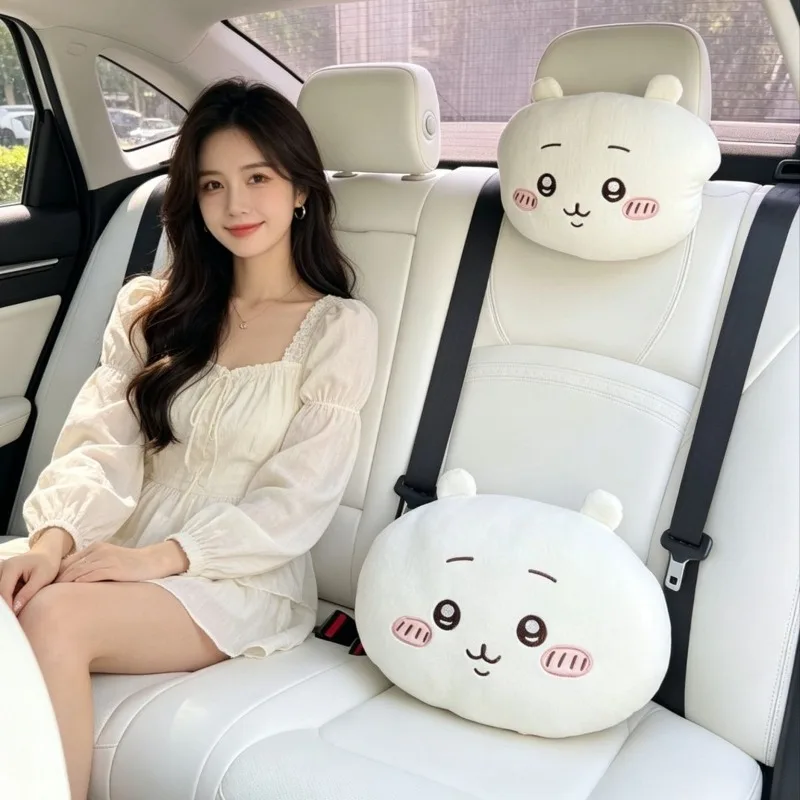 귀여운 치이카와 우사기 디자인의 차량용 목베개, 부드럽 - Car Accessories Japanese 리뷰 및 가격
