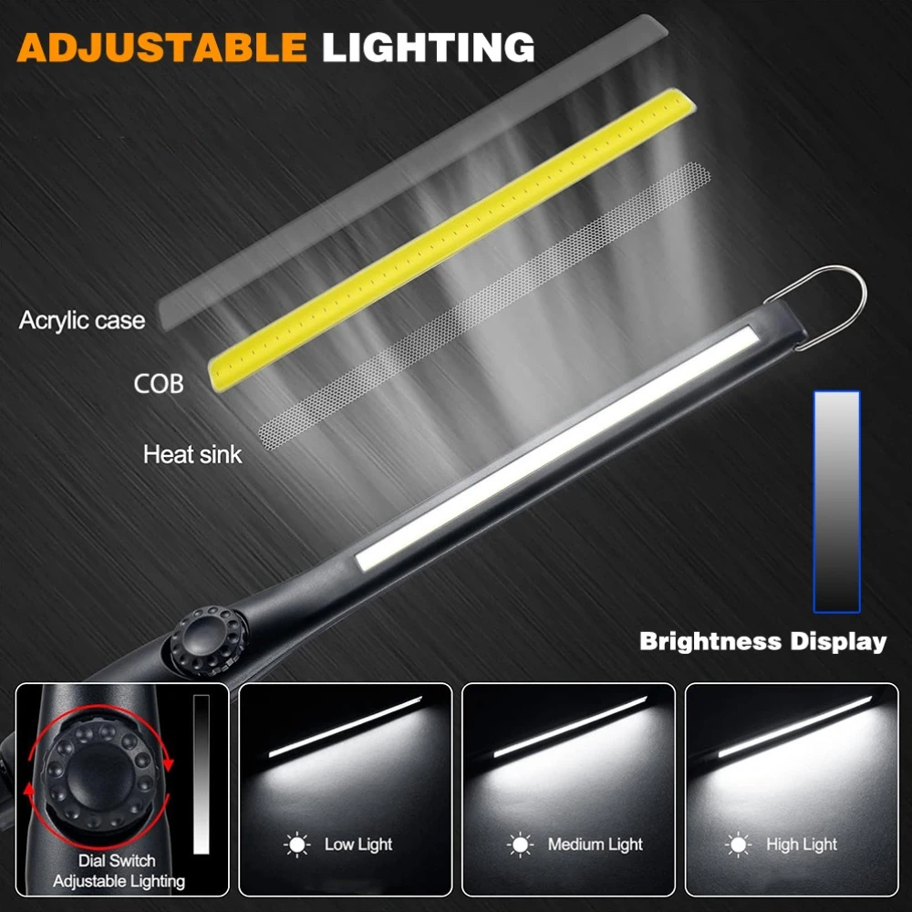 자기 USB 충전식 LED 작업 조명이있는 다기능 CO - Car Led Light 리뷰 및 가격